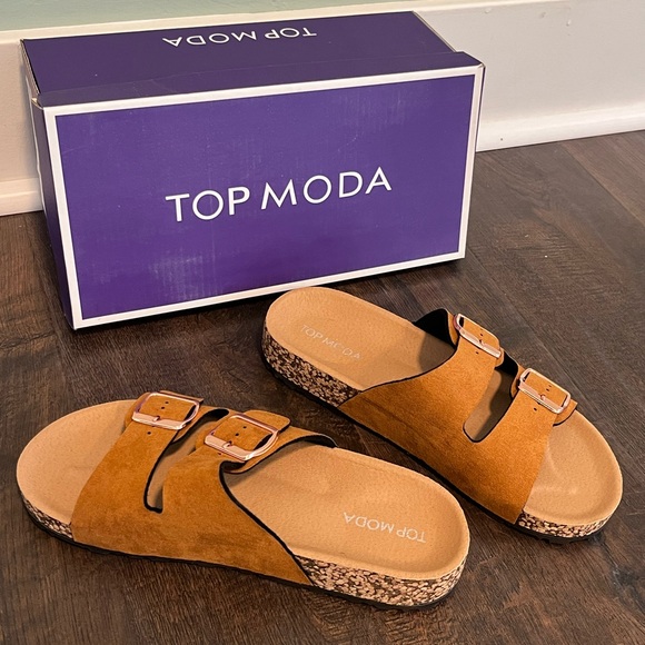 💗NIB Top Moda Keaton Sandals - Picture 2 of 6